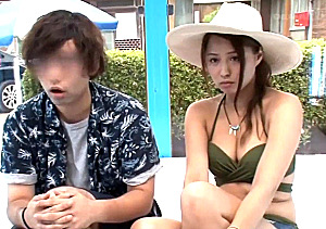 ビキニ水着が似合う自慢の美人彼女がMM号で寝取られ連続中出しエッチでビクビク痙攣！通野未帆